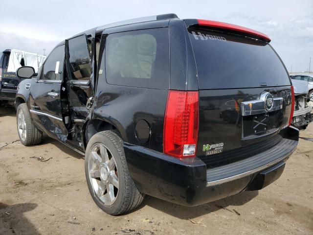 1GYFK43539R106108 - 2009 CADILLAC ESCALADE HYBRID BLACK photo 2