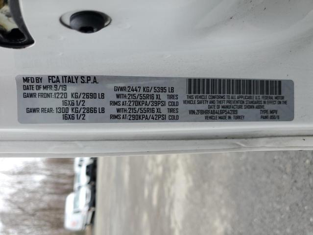 ZFBHRFAB4L6P54289 - 2020 RAM PROMASTER 白色 照片 14