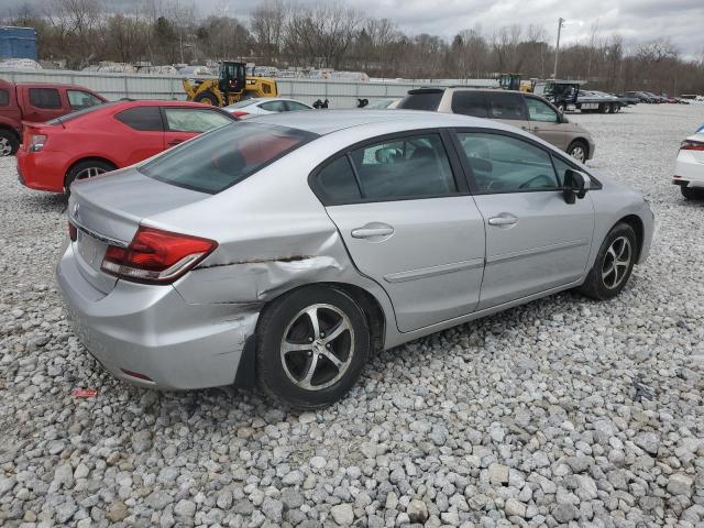 19XFB2F73FE013278 - 2015 HONDA CIVIC SE SILVER photo 3