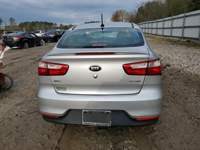 KNADN4A30H6007989 - 2017 KIA RIO EX SILVER photo 6