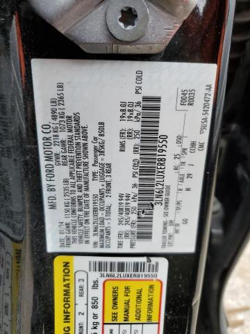 3LN6L2LUXER819550 - 2014 LINCOLN MKZ HYBRID BLACK photo 12