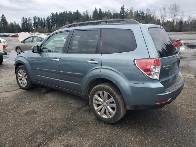 JF2SHBDC1BH732080 - 2011 SUBARU FORESTER 2.5X PREMIUM TEAL photo 2