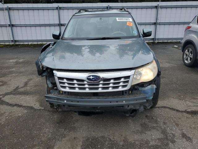 JF2SHBDC1BH732080 - 2011 SUBARU FORESTER 2.5X PREMIUM TEAL photo 5