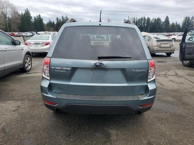 JF2SHBDC1BH732080 - 2011 SUBARU FORESTER 2.5X PREMIUM TEAL photo 6