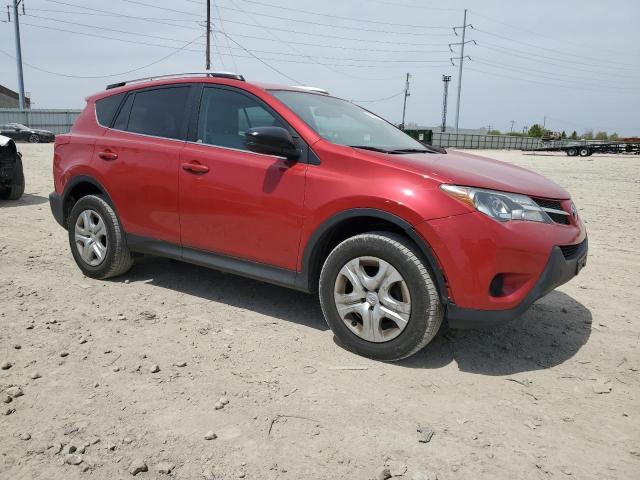 2T3BFREV4DW060039 - 2013 TOYOTA RAV4 LE RED photo 4