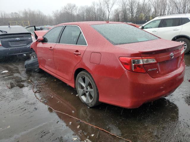 4T1BF1FK2CU616362 - 2012 TOYOTA CAMRY BASE RED photo 2