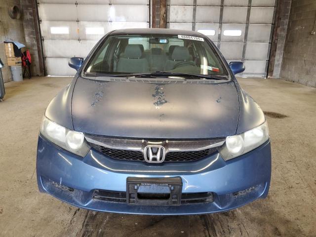 2HGFA16559H543256 - 2009 HONDA CIVIC LX BLUE photo 5