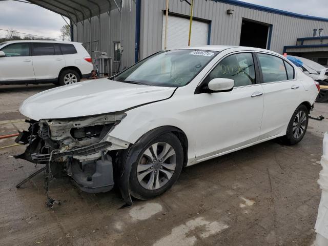 1HGCR2F30DA115361 - 2013 HONDA ACCORD LX WHITE photo 1