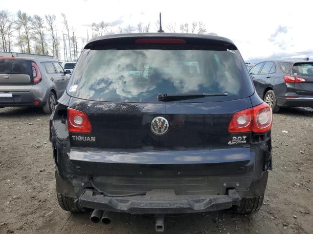 WVGBV7AX1AW508213 - 2010 VOLKSWAGEN TIGUAN SE BLACK photo 6