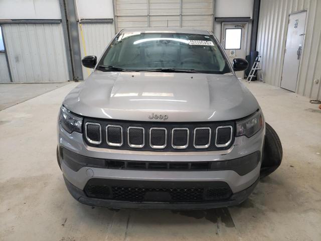 3C4NJDAB7NT214049 - 2022 JEEP COMPASS SPORT SILVER photo 5