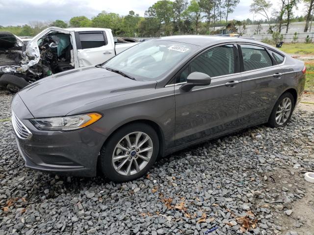 3FA6P0HDXHR401800 - 2017 FORD FUSION SE GRAY photo 1