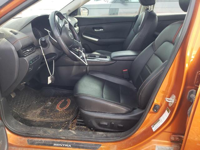 3N1AB8DV5MY208649 - 2021 NISSAN SENTRA SR ORANGE photo 7