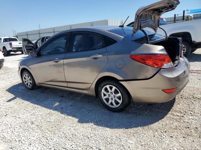 KMHCT4AE5EU638570 - 2014 HYUNDAI ACCENT GLS TAN photo 2