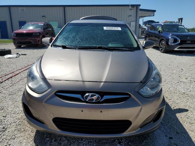 KMHCT4AE5EU638570 - 2014 HYUNDAI ACCENT GLS TAN photo 5