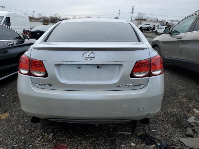 JTHCH96S460006636 - 2006 LEXUS GS 300 WHITE photo 6