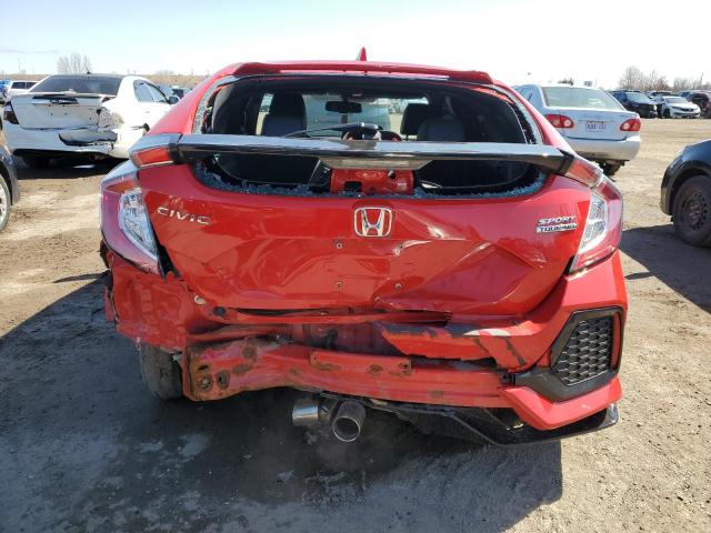 SHHFK7H90JU307024 - 2018 HONDA CIVIC SPORT TOURING RED photo 6
