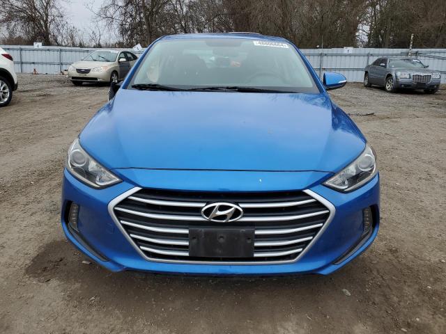 KMHD84LFXHU184879 - 2017 HYUNDAI ELANTRA SE BLUE photo 5