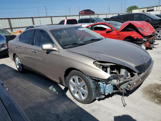 JTHBA30G555122737 - 2005 LEXUS ES 330 BEIGE photo 4