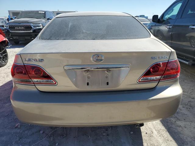 JTHBA30G555122737 - 2005 LEXUS ES 330 BEIGE photo 6