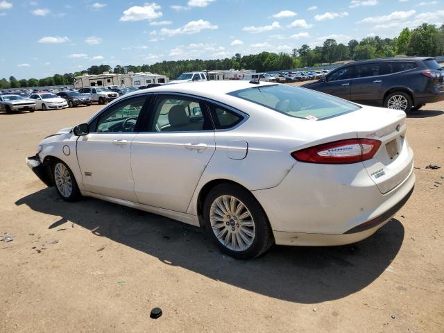 3FA6P0PU3FR310561 - 2015 FORD FUSION SE PHEV WHITE photo 2