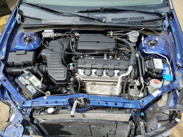 1HGEM22975L002675 - 2005 HONDA CIVIC EX BLUE photo 11