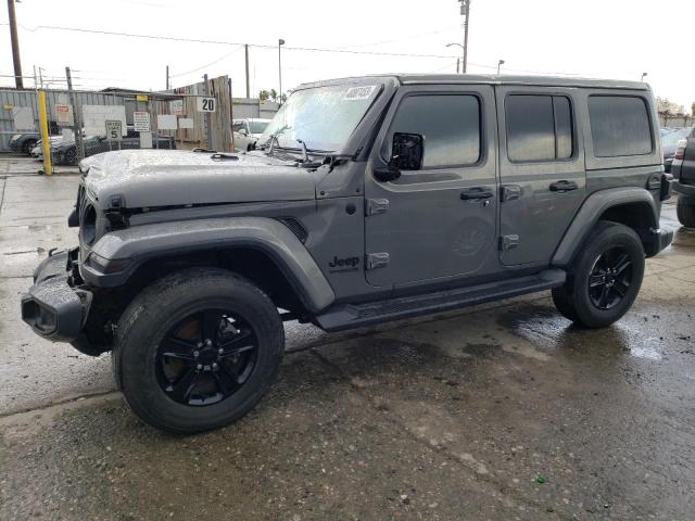 1C4HJXENXLW245774 - 2020 JEEP WRANGLER U SAHARA GRAY photo 1