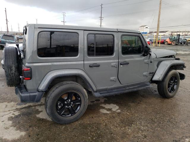 1C4HJXENXLW245774 - 2020 JEEP WRANGLER U SAHARA GRAY photo 3