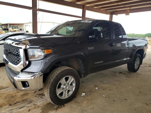 5TFUW5F11JX715519 - 2018 TOYOTA TUNDRA DOUBLE CAB SR/SR5 CHARCOAL photo 1