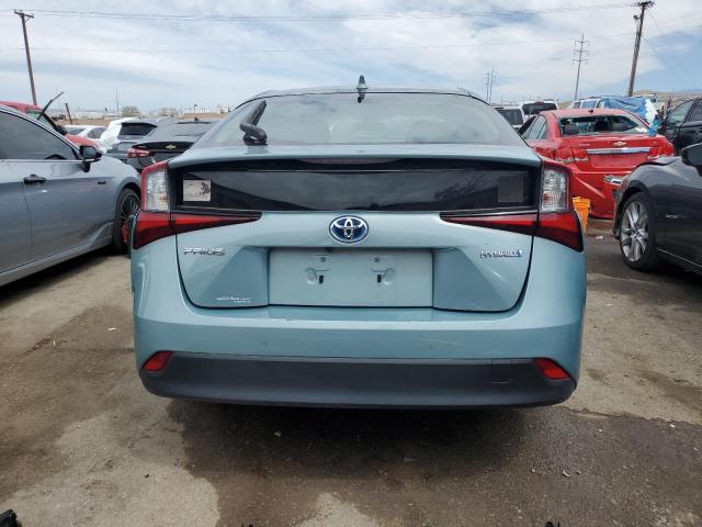 JTDKARFU8L3126064 - 2020 TOYOTA PRIUS L TURQUOISE photo 6