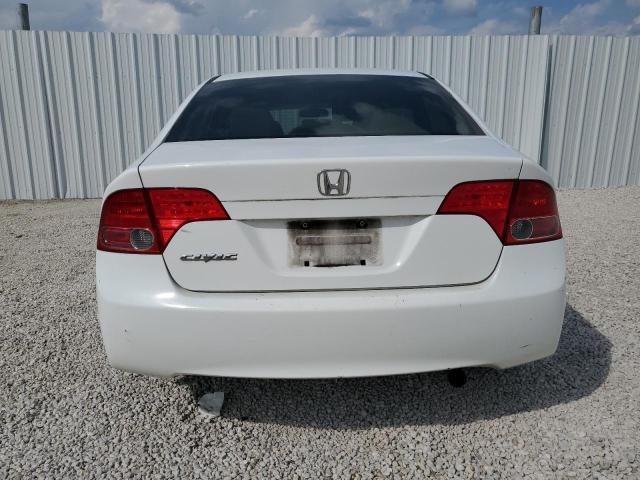 1HGFA16828L106505 - 2008 HONDA CIVIC EX WHITE photo 6