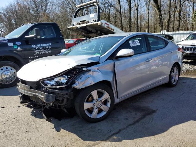 5NPDH4AE0CH073453 - 2012 HYUNDAI ELANTRA GLS SILVER photo 1