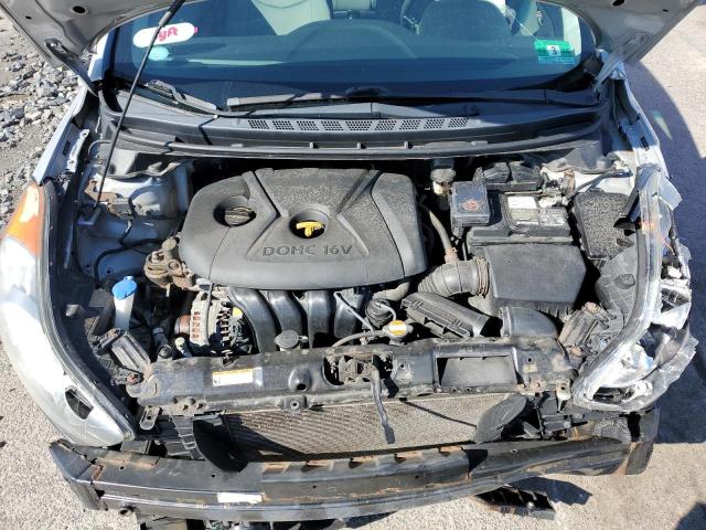 5NPDH4AE0CH073453 - 2012 HYUNDAI ELANTRA GLS SILVER photo 11