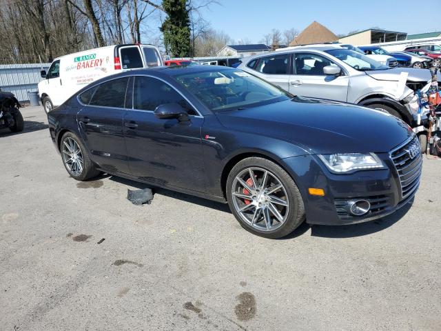 WAUYGAFC1CN078118 - 2012 AUDI A7 PREMIUM PLUS BLUE photo 4