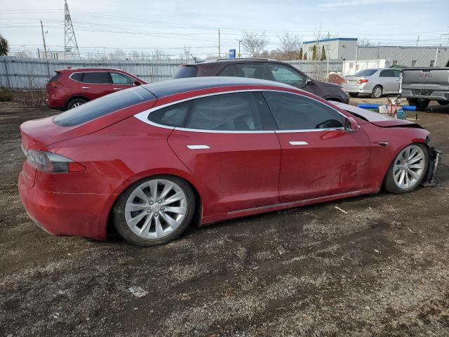 5YJSA1E21KF342633 - 2019 TESLA MODEL S RED photo 3