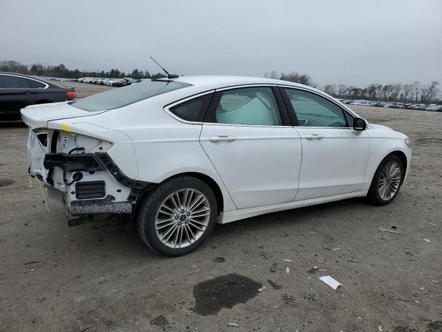 3FA6P0H99ER308192 - 2014 FORD FUSION SE WHITE photo 3