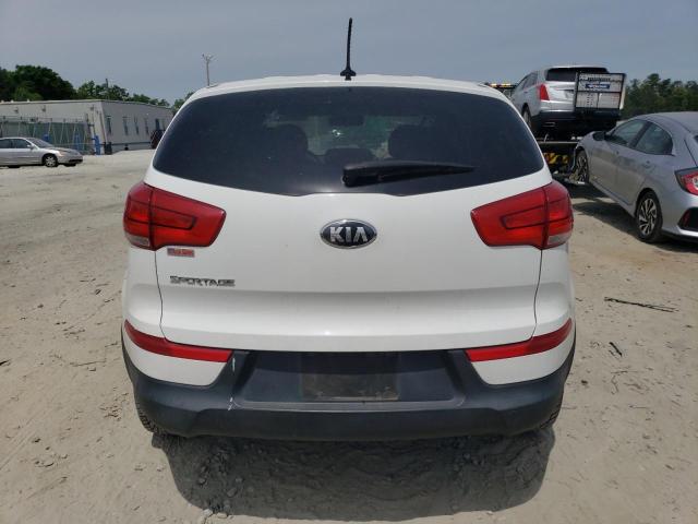 KNDPB3AC1E7640204 - 2014 KIA SPORTAGE BASE WHITE photo 6