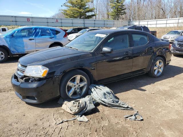 1C3CDZCG6DN544689 - 2013 DODGE AVENGER SXT BLACK photo 1