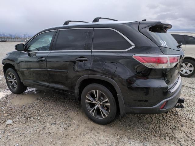 5TDJKRFHXGS239790 - 2016 TOYOTA HIGHLANDER XLE 黑色 照片 2