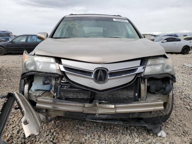 2HNYD28417H506950 - 2007 ACURA MDX TECHNOLOGY TAN photo 5