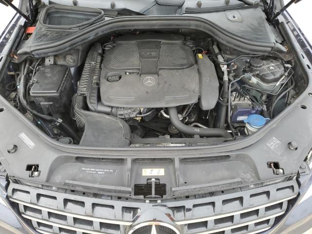 4JGDA5HB0EA386207 - 2014 MERCEDES-BENZ ML 350 4MATIC BLUE photo 12