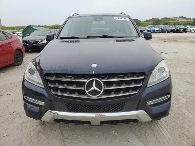 4JGDA5HB0EA386207 - 2014 MERCEDES-BENZ ML 350 4MATIC BLUE photo 5