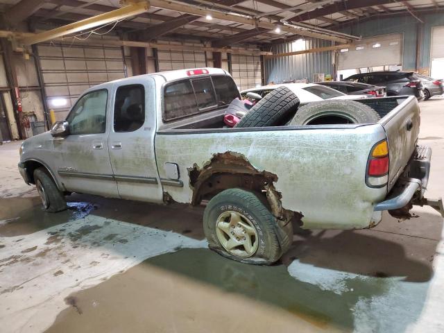 5TBBT4415YS063719 - 2000 TOYOTA TUNDRA ACCESS CAB ნაცრისფერი ფოტო 2