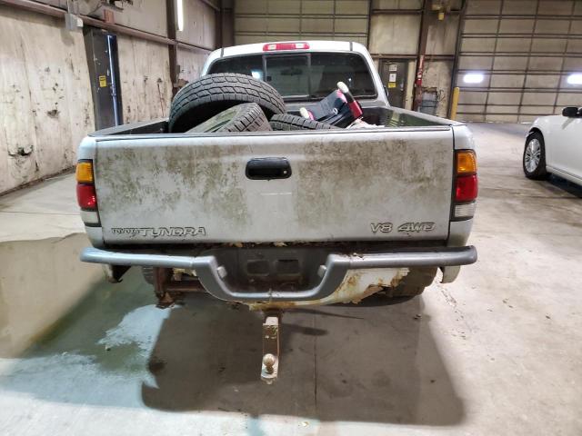 5TBBT4415YS063719 - 2000 TOYOTA TUNDRA ACCESS CAB ნაცრისფერი ფოტო 6