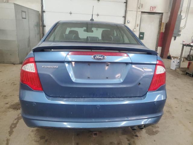 3FAHP0HA4AR377255 - 2010 FORD FUSION SE BLUE photo 6