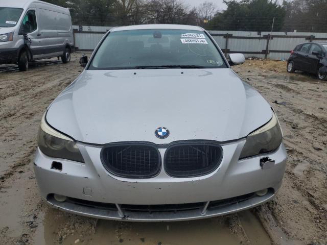 WBANA53504B167070 - 2004 BMW 525 I SILVER photo 5