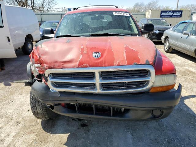 1D4HS38N63F549172 - 2003 DODGE DURANGO SPORT RED photo 5