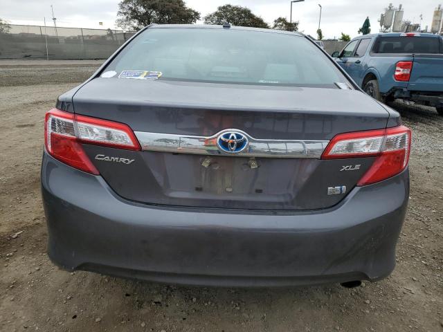 4T1BD1FK5EU107892 - 2014 TOYOTA CAMRY HYBRID GRAY photo 6