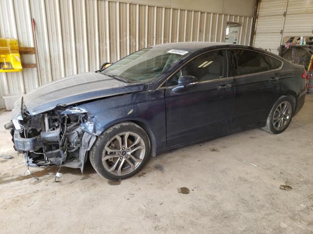 3FA6P0CD5KR235426 - 2019 FORD FUSION SEL BLUE photo 1