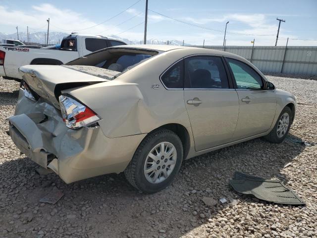 2G1WS583581327003 - 2008 CHEVROLET IMPALA POLICE TAN photo 3