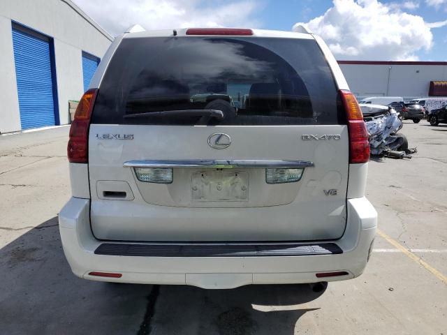 JTJBT20X250076025 - 2005 LEXUS GX 470 WHITE photo 6